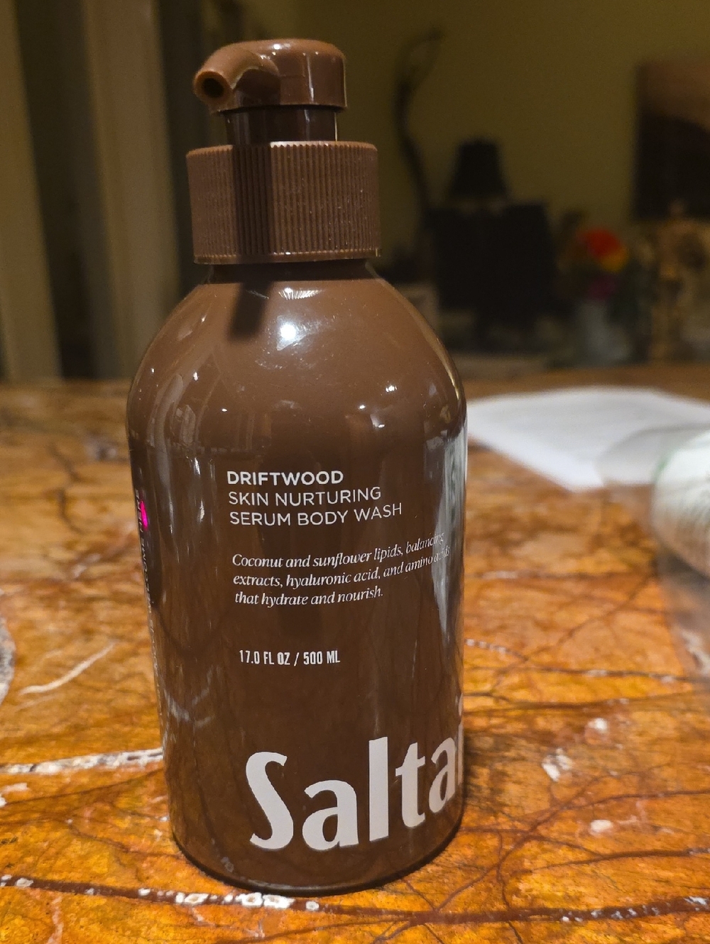 Salta Driftwood Skin Nurturing Serum Body Wash - Brown